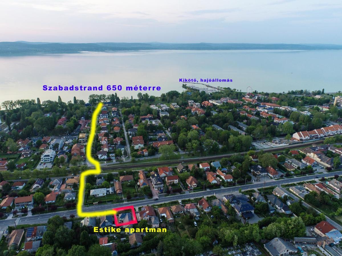 Estike Apartment Balatonlelle Ngoại thất bức ảnh